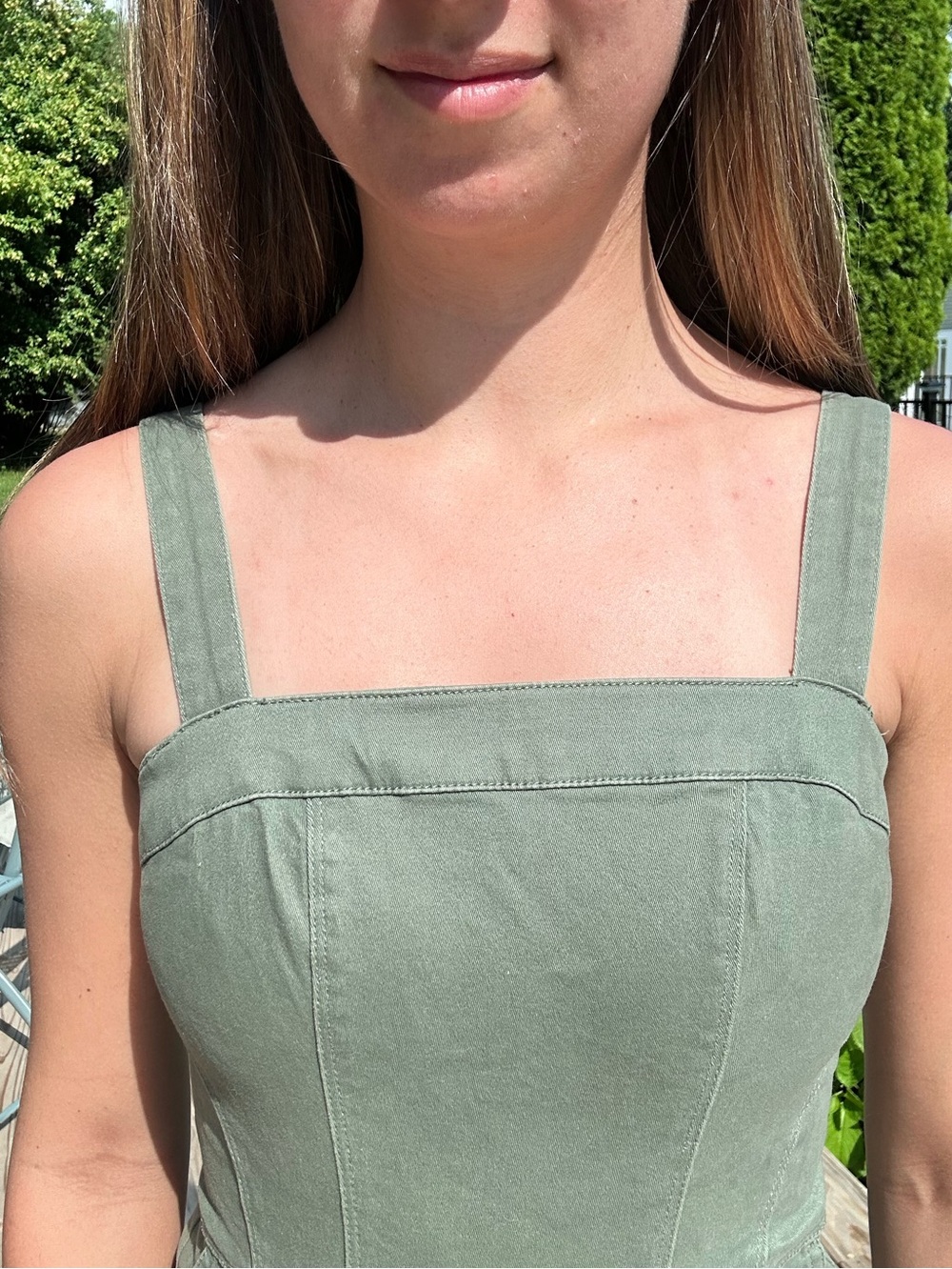Hollister Women's Green Cargo Jumpsuit - Size XSmall